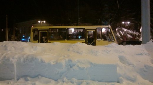 Сніжний Луцьк у неділю, або мій робочий день