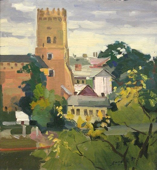 Луцьк на картинах Карела Якубека