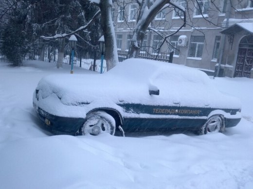 Сніжний Луцьк у неділю, або мій робочий день