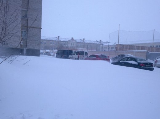 Сніжний Луцьк у неділю, або мій робочий день