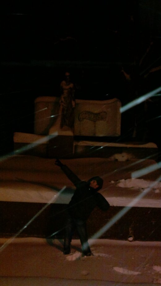 Сніжний Луцьк у неділю, або мій робочий день