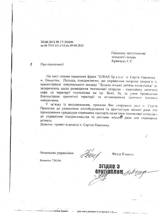 Дитяче кафе з корупційним «душком» у центрі Луцька