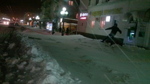 Сніжний Луцьк у неділю, або мій робочий день