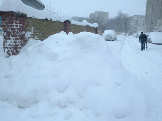 Сніжний Луцьк у неділю, або мій робочий день