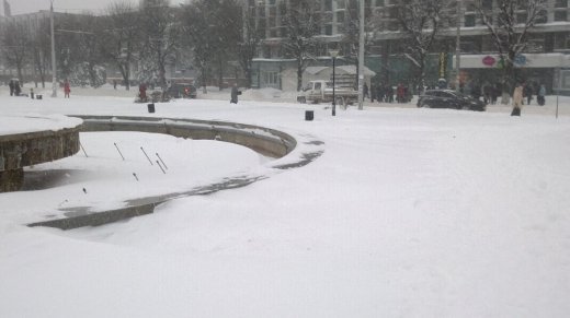 Сніжний Луцьк у неділю, або мій робочий день