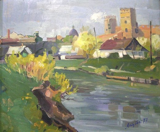 Луцьк на картинах Карела Якубека