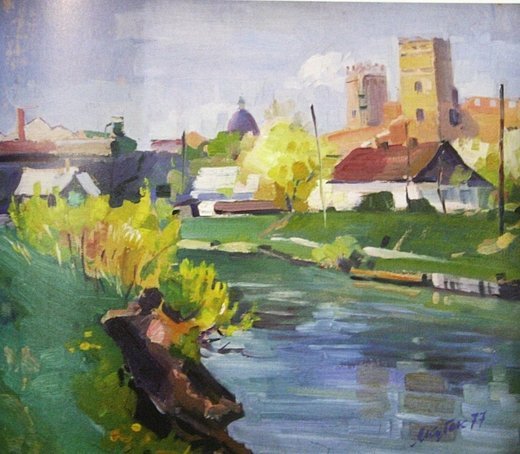 Луцьк на картинах Карела Якубека