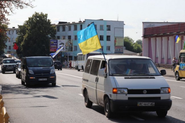 Героя Василя Крищука зустріли у рідному місті. ФОТО