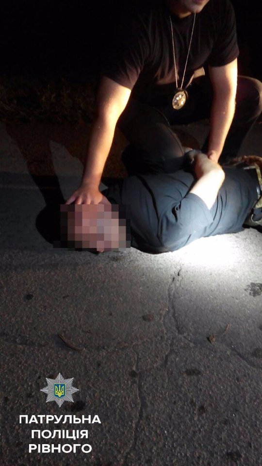 «Пекельна» погоня на Рівненщині: травмувався начальник патрульної поліції