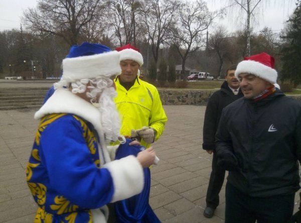 У луцькому парку новий рік розпочали з пробіжки