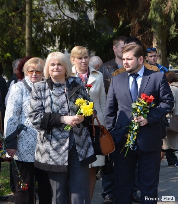 У Луцьку вшанували пам’ять загиблих ліквідаторів Чорнобильської аварії. ФОТО