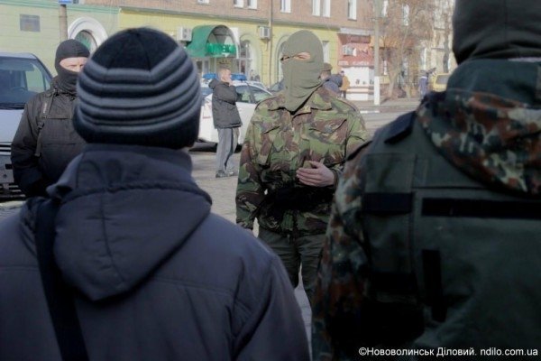 «Правий сектор» тренувався у Нововолинську. ФОТО