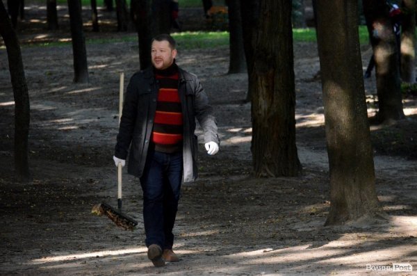 Співорганізатор акції Петро Верзун