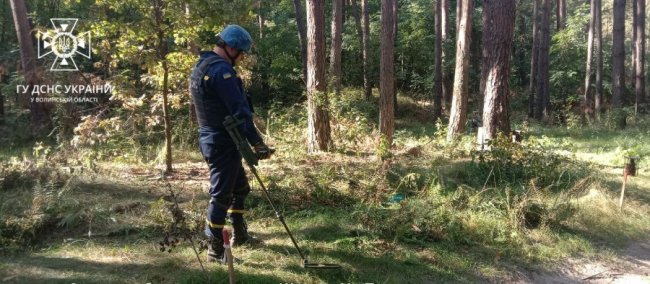 Волинські рятувальники розміновують Донеччину