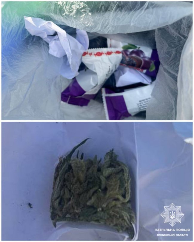 Ховав у торбинці з цукерками: у Луцьку затримали двох чоловіків з наркотиками