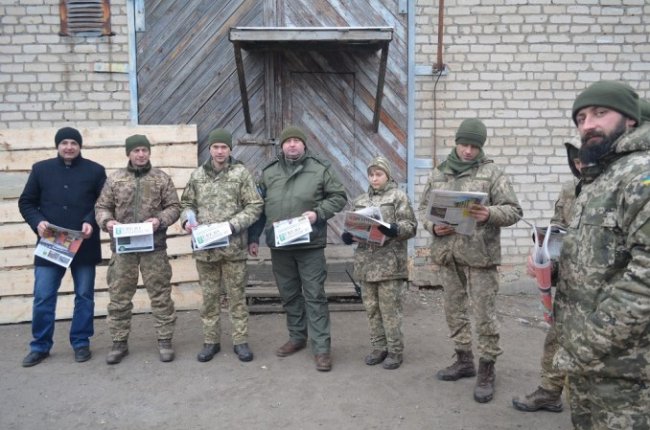 Волинські лісівники передали новорічні подарунки для бійців 14-ої бригади. ФОТО