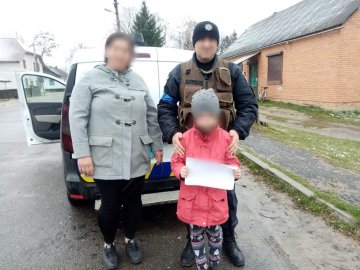 Поліцейські розшукали зниклу дівчинку за 20 хвилин 