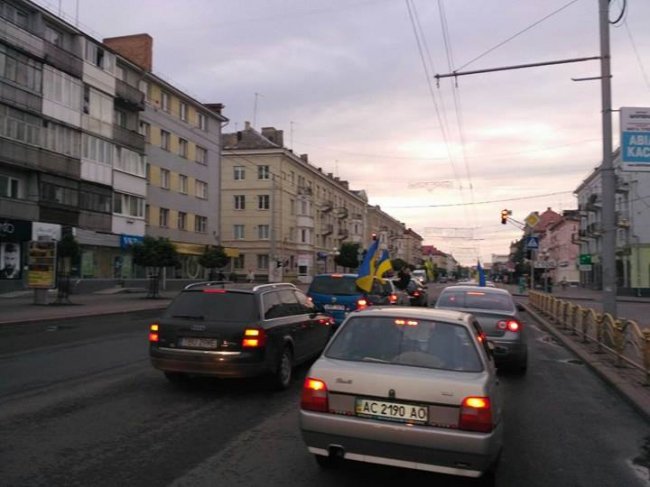 Луцьком проїхав автопробіг власників авто з іноземними номерами