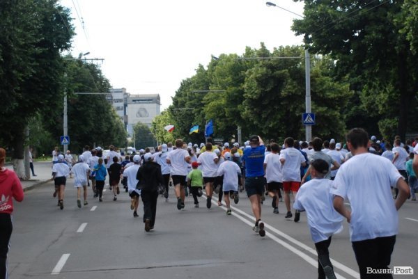 «Велоатлетичний» пробіг Луцьком. ФОТО