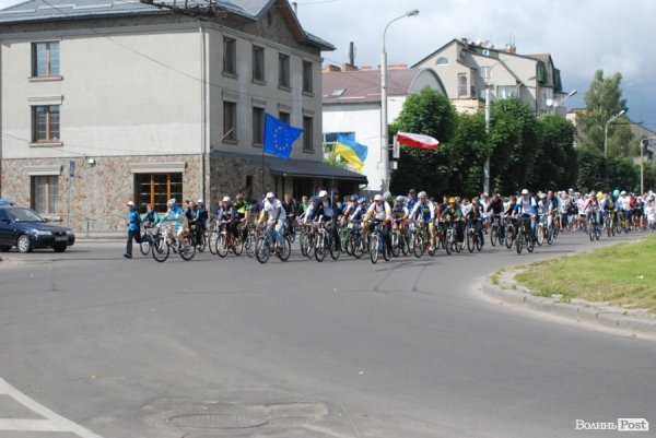 «Велоатлетичний» пробіг Луцьком. ФОТО