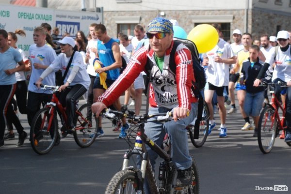 «Велоатлетичний» пробіг Луцьком. ФОТО