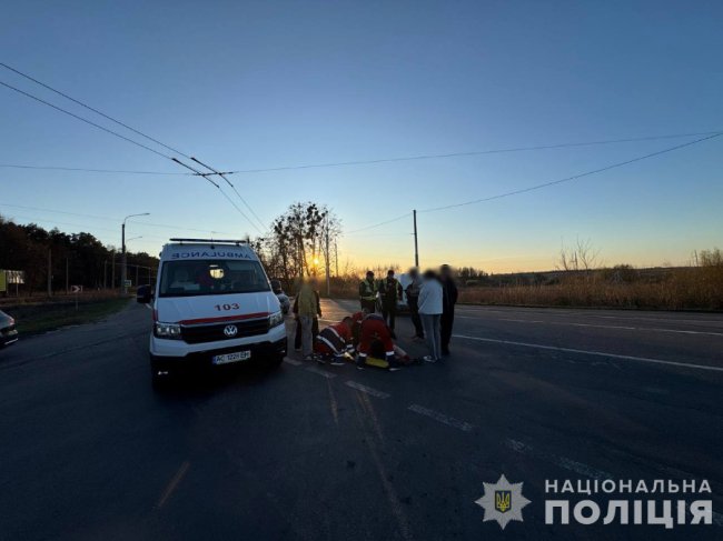 На Волині водій збив 26-річну велосипедистку: її госпіталізували до реанімації