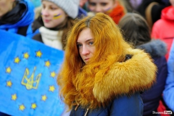 Студентський Євромітинг у Луцьку. ФОТО