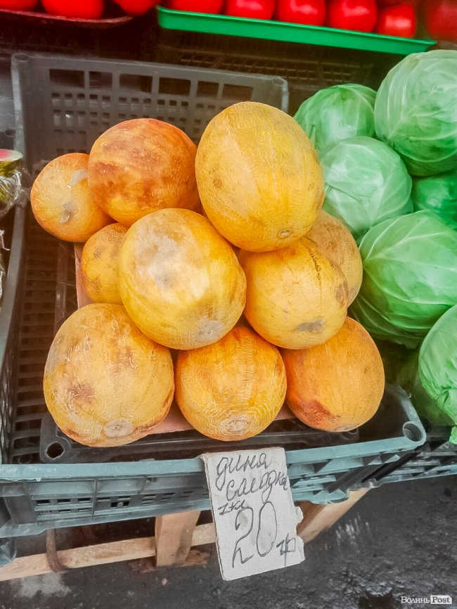 Від і до: скільки у Луцьку коштують кавуни і дині