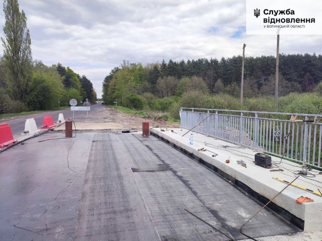 У Луцькому районі відремонтували міст. ФОТО