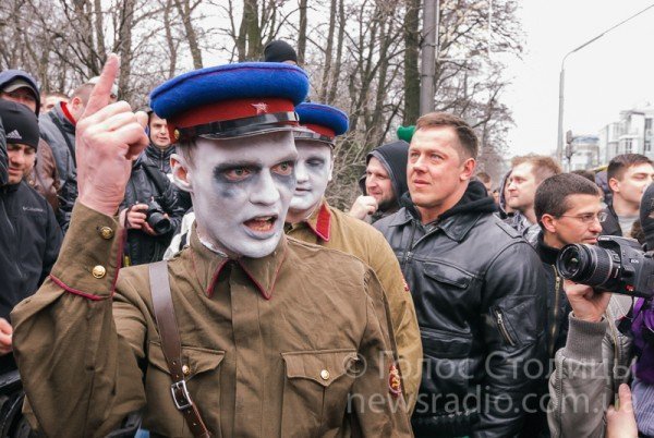 У Києві на виставку про УПА прийшли мертві енкаведисти. ФОТО. ВІДЕО