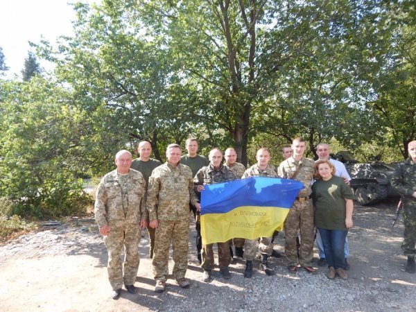 Делегація з Луцька відвідала лучан та волинян, які служать в зоні АТО. ФОТО