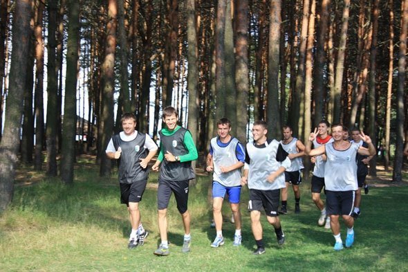 Львівський футбольний клуб тренується на Волині. ФОТО