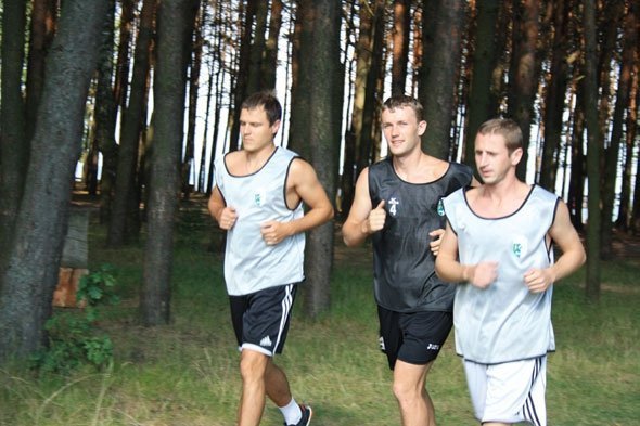 Львівський футбольний клуб тренується на Волині. ФОТО