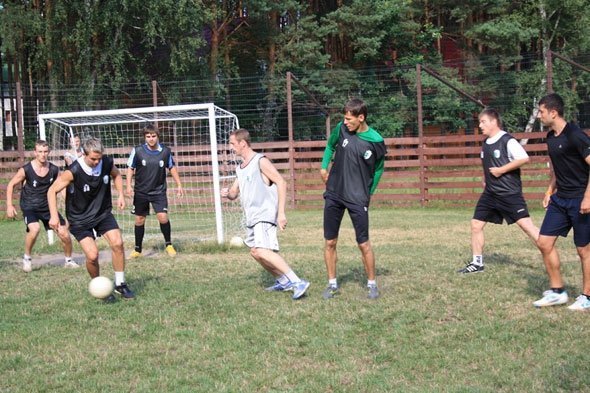 Львівський футбольний клуб тренується на Волині. ФОТО