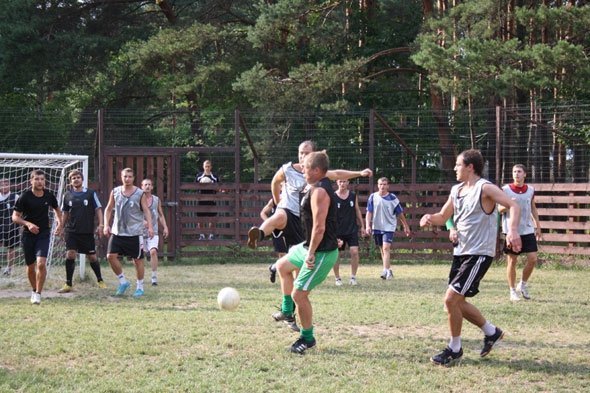 Львівський футбольний клуб тренується на Волині. ФОТО