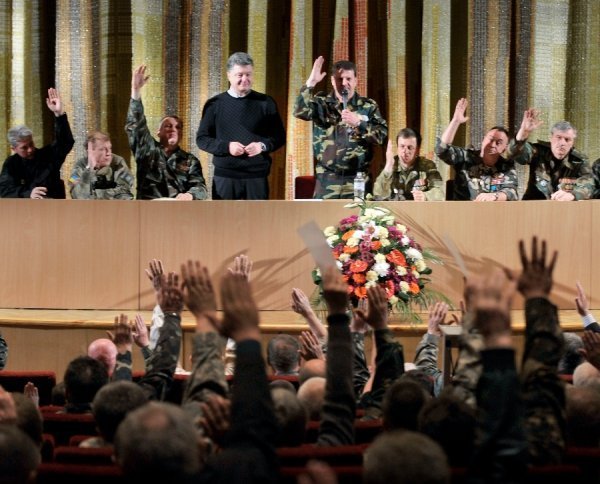 Всеукраїнська Асоціація Ветеранів Афганістану  одноголосно підтримала Петра Порошенка. ФОТО*