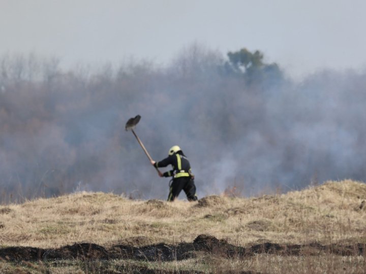 На Волині після підпалу сухої трави горіло 1,5 гектара берега, палійку спіймали. ФОТО