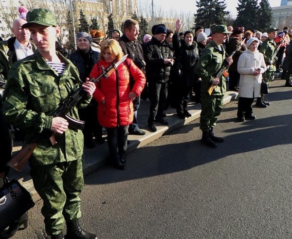 Пройшла «інавгурація» лідера бойовиків Захарченка. ФОТО