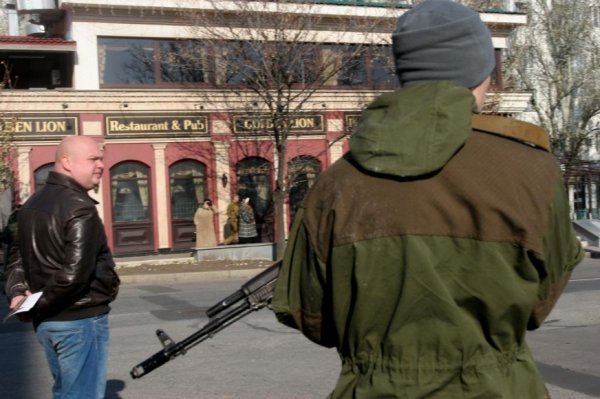 Пройшла «інавгурація» лідера бойовиків Захарченка. ФОТО