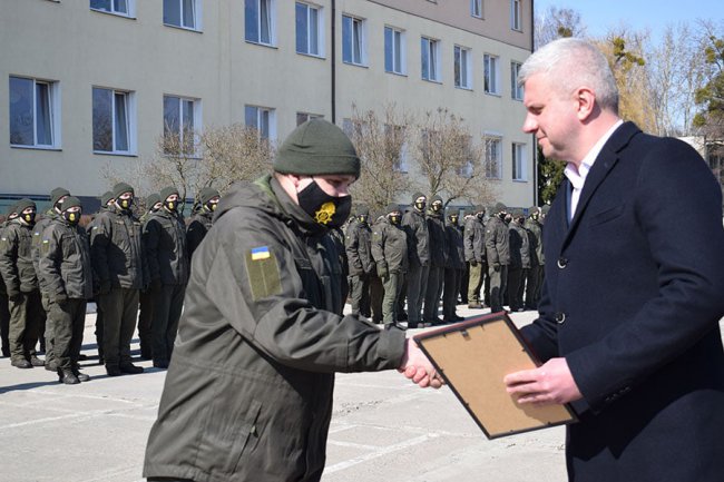 У військовій частині 1141 у Луцьку відзначили 7 річницю створення Нацгвардії України