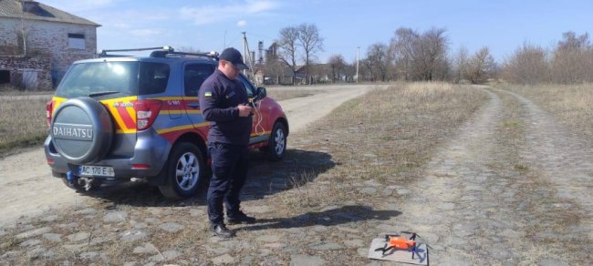 На Волині пожежники використовують БПЛА для патрулювання. ФОТО