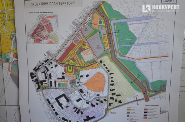 Як пропонують облаштувати територію  в межах Старого ринку у Луцьку