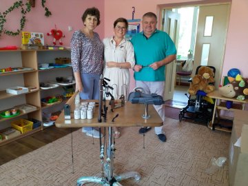 Луцька єврейська община передала обладнання для дитячого санаторію 