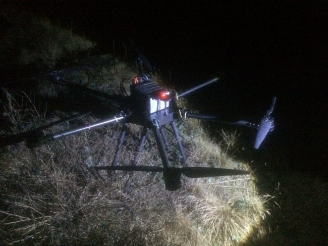 На українсько-польському кордоні спіймали безпілотника  