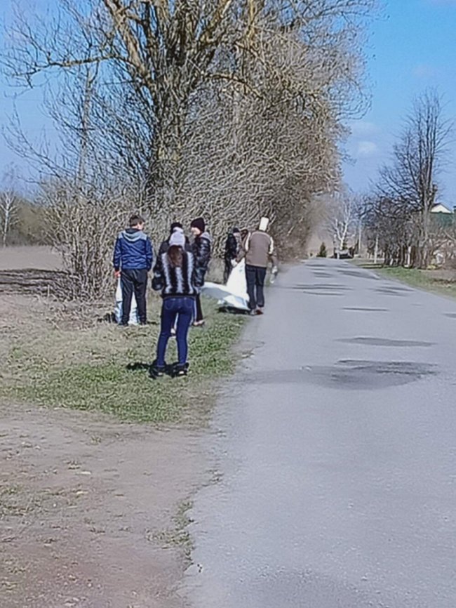 У селі поблизу Луцька школярі організували весняну толоку