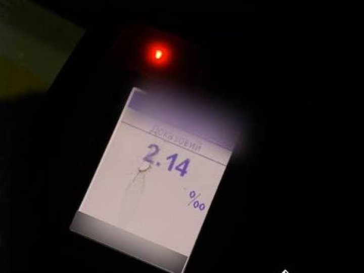 У Луцьку зловили мотоцикліста, в якого вміст спирту у крові перевищив норму у 10 разів