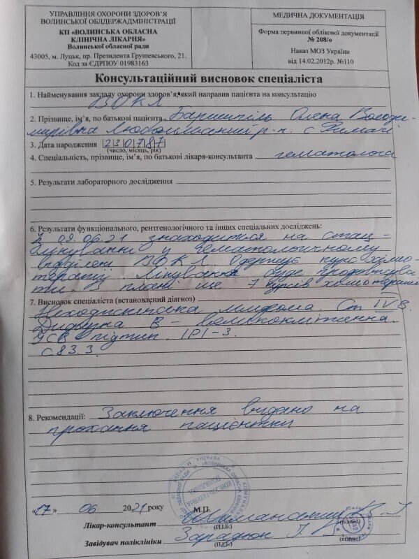 У лучанки, яка сама виховує доньку, виявили рак: рідні благають допомогти