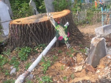 Вандалізм на кістках: у Ківерцях комунальників звинувачують у знищенні кладовища. ФОТО