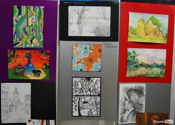 У луцькій мистецькій галереї – сотні дитячих малюнків. ФОТО 
