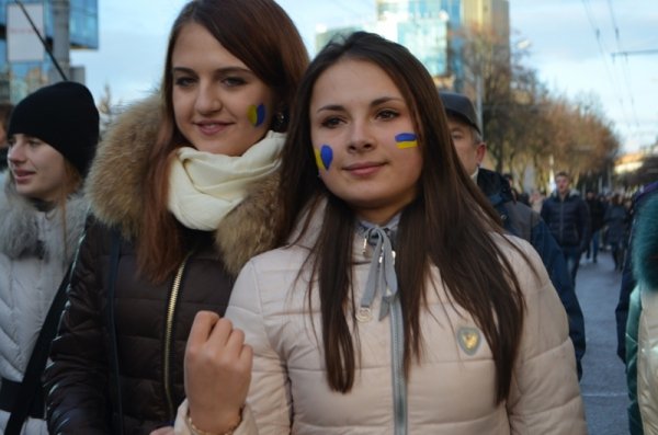 Студентський мітинг у Луцьку. ФОТО. ВІДЕО
